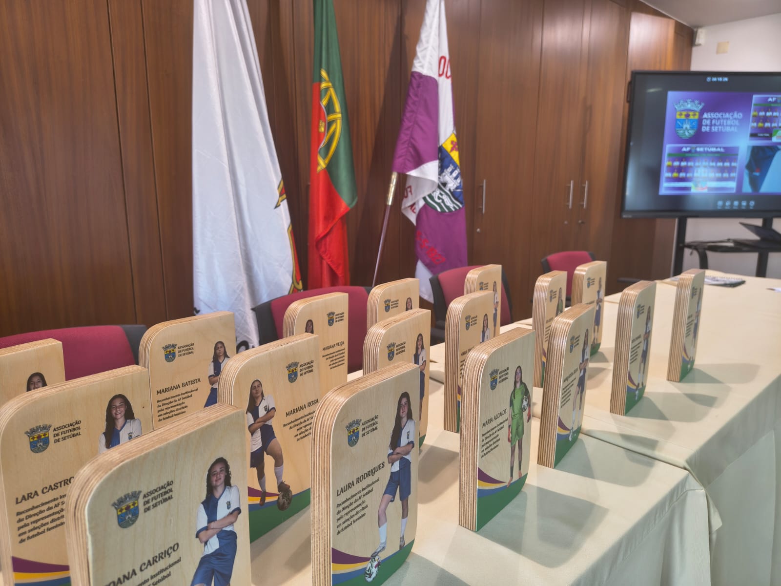 Atletas da AF Setúbal que representaram seleções distritais com Reconhecimento Institucional